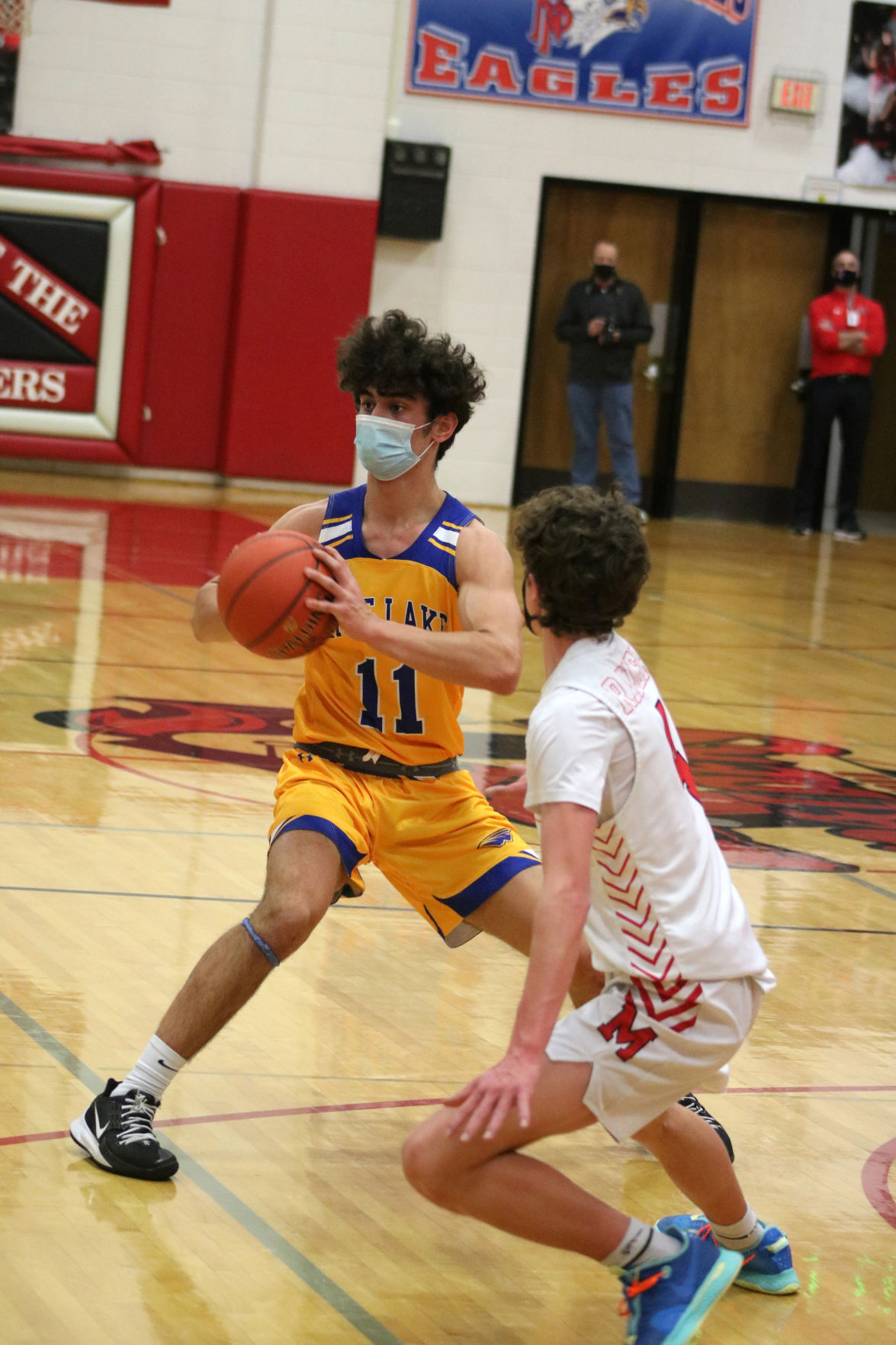 Rice Lake boys basketball at Medford 2-25-21